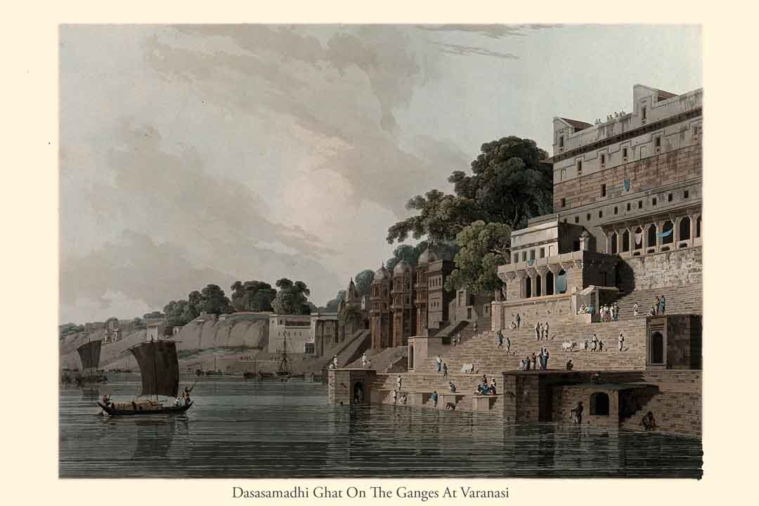 Dasasamadhi Ghat On The Ganges At Varanasi