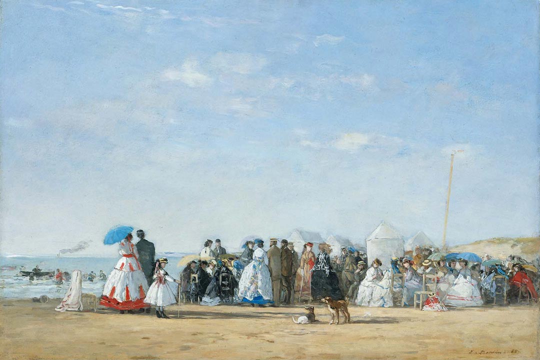 Fashionable Figures on the Beach 1974
