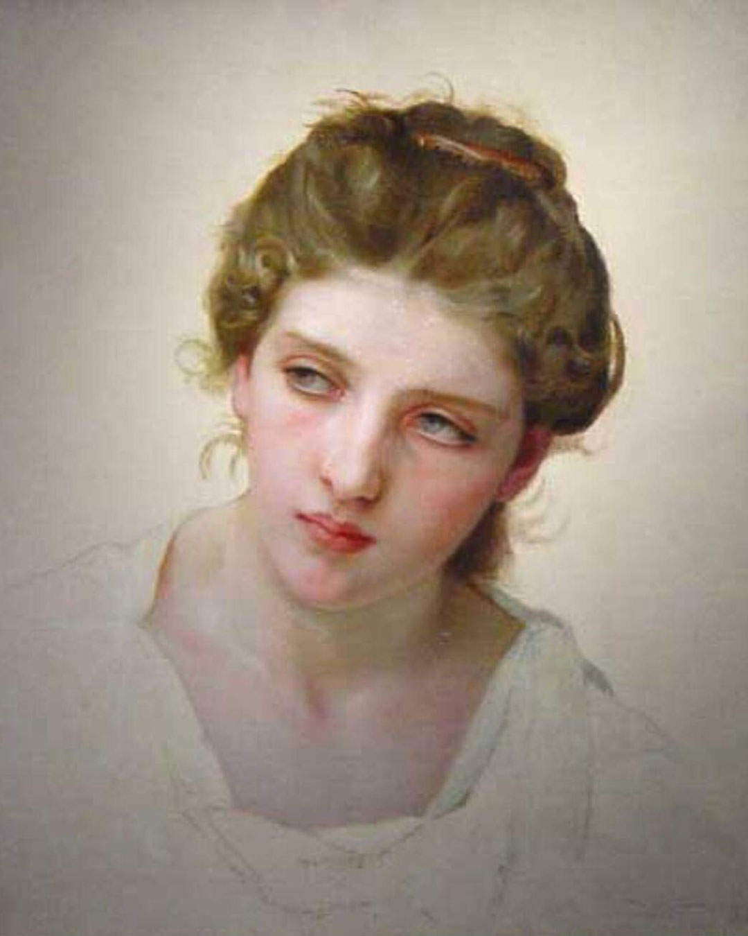 Head Study of Female Face Blonde 1898