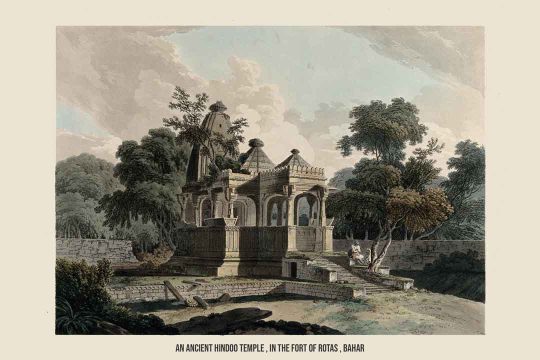 Hindu Temple In The Fort Of Rotasgarh Bihar