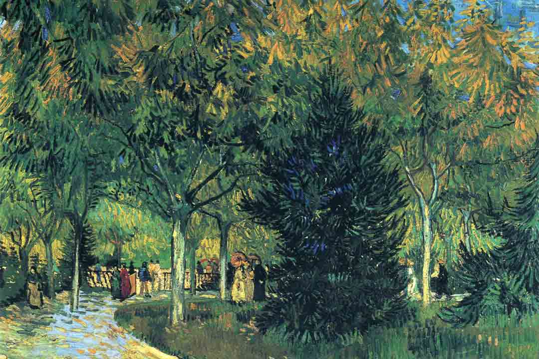 A Lane In The Public Garden At Arles