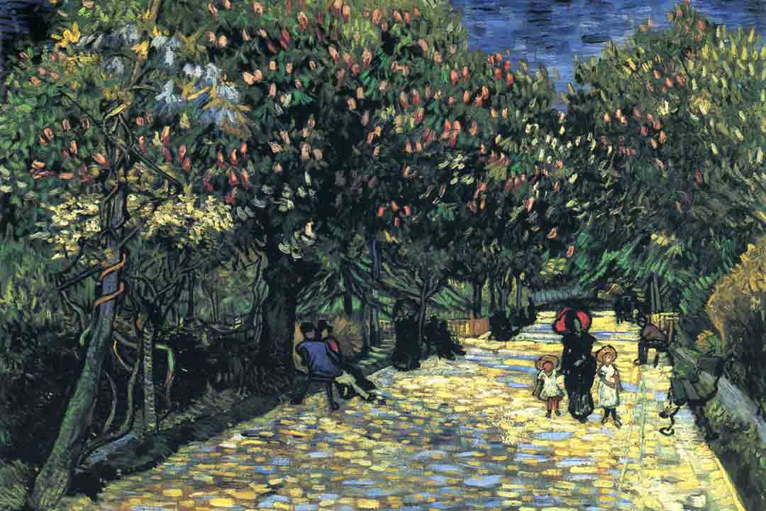 A Lane In The Public Garden At Arles