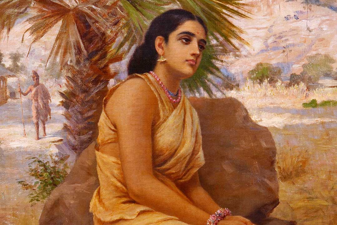 Shakuntala lost in thoughts (1901)