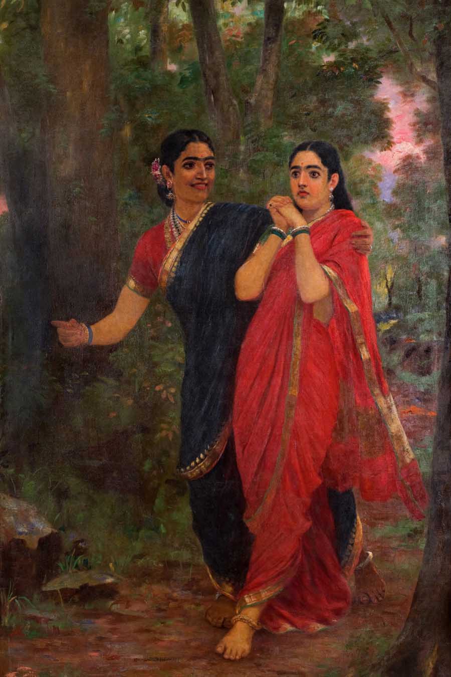 Draupadi and Simhika