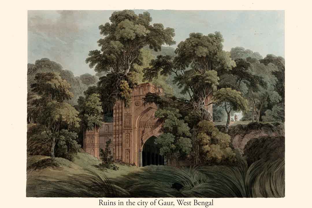 Ruins In The City Of Gaur West Bengal