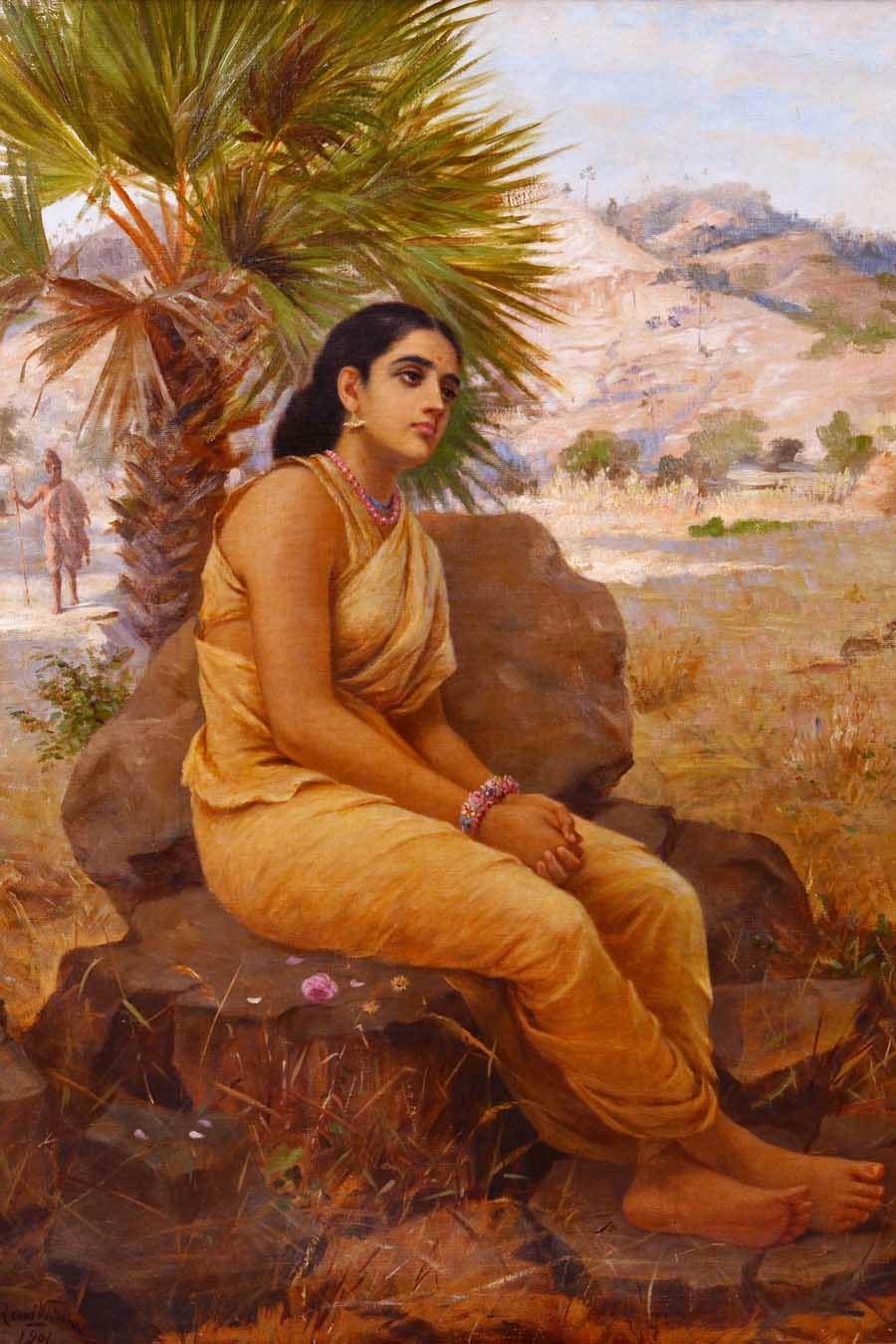 Shakuntala Lost in Thoughts (1901)