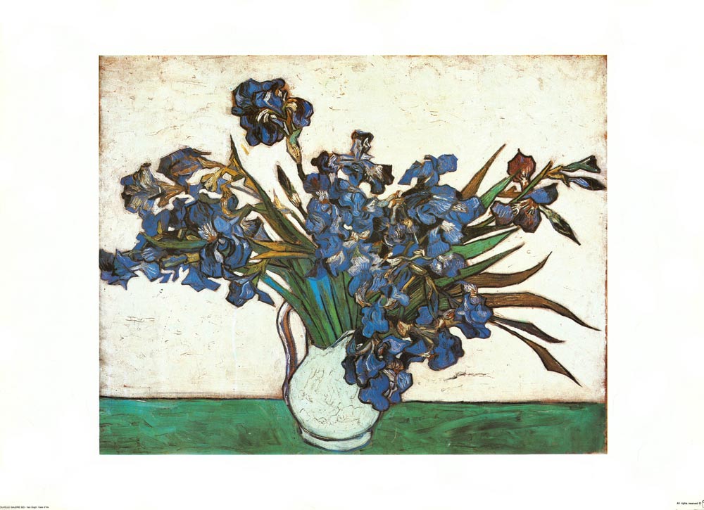 Vase With Irises