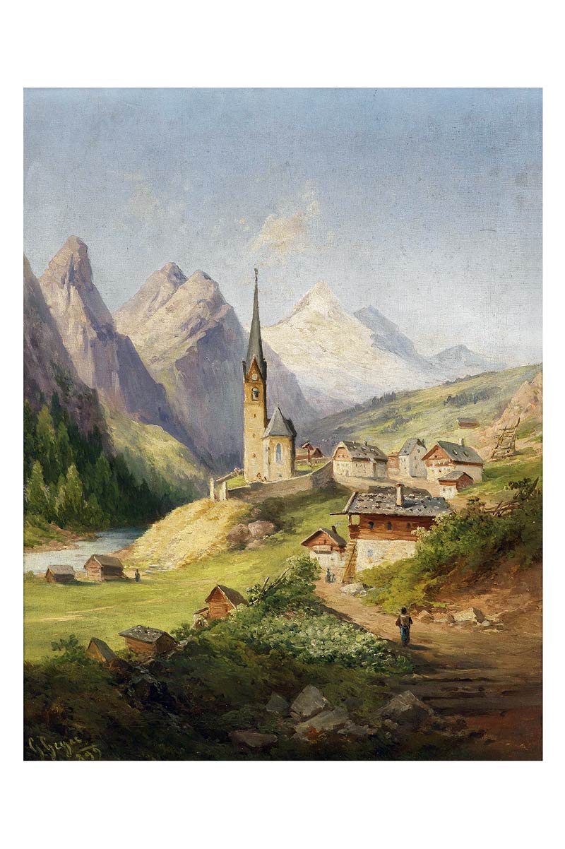 View of Heiligenblut (1889)