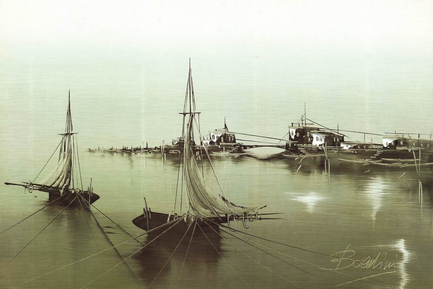 Boats In The I° Harbor