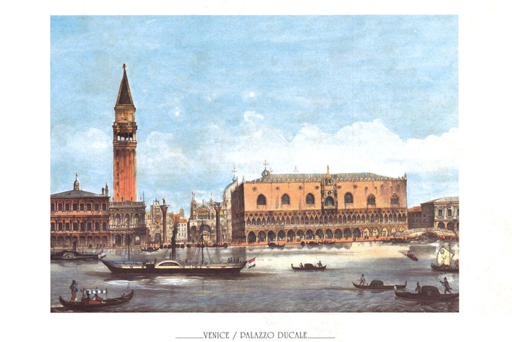 19Th Century View Of Venice