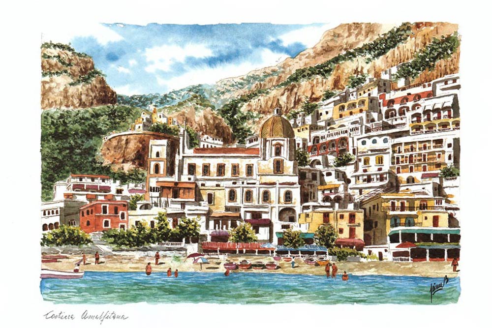 Positano Is A Village In Italy