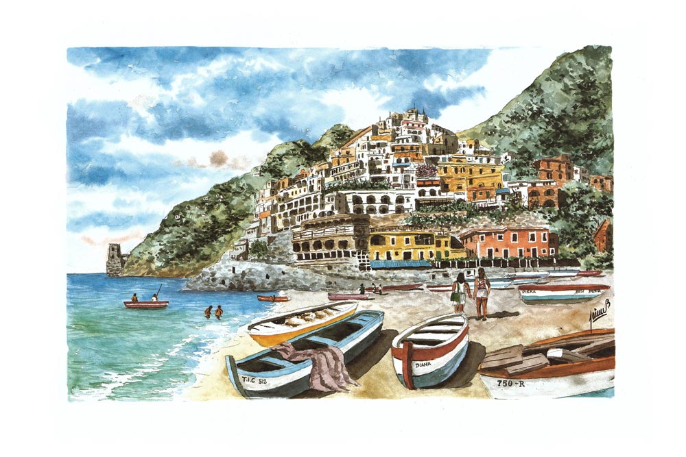 Positano in Summer