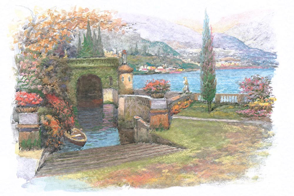 Lake Como Painting