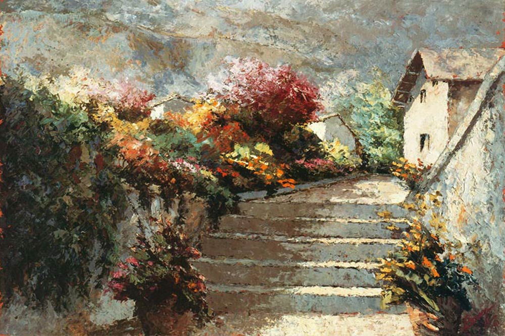 The Stairs And Garden