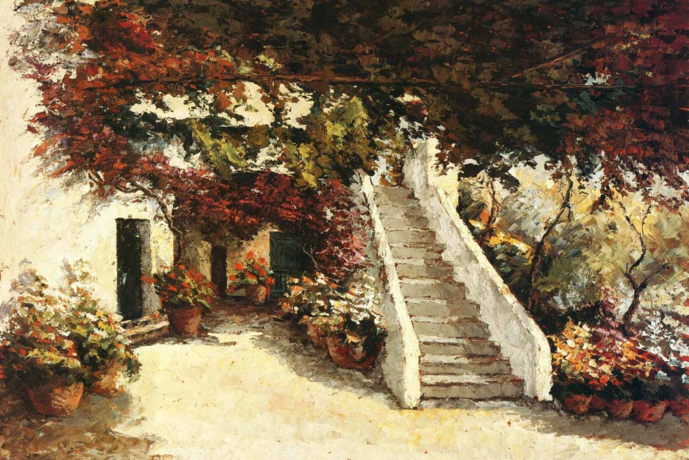 The Stairs And Garden