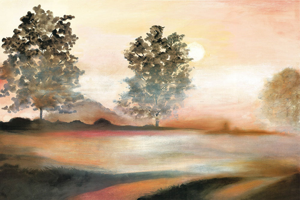 Trees Below Watercolor Painting