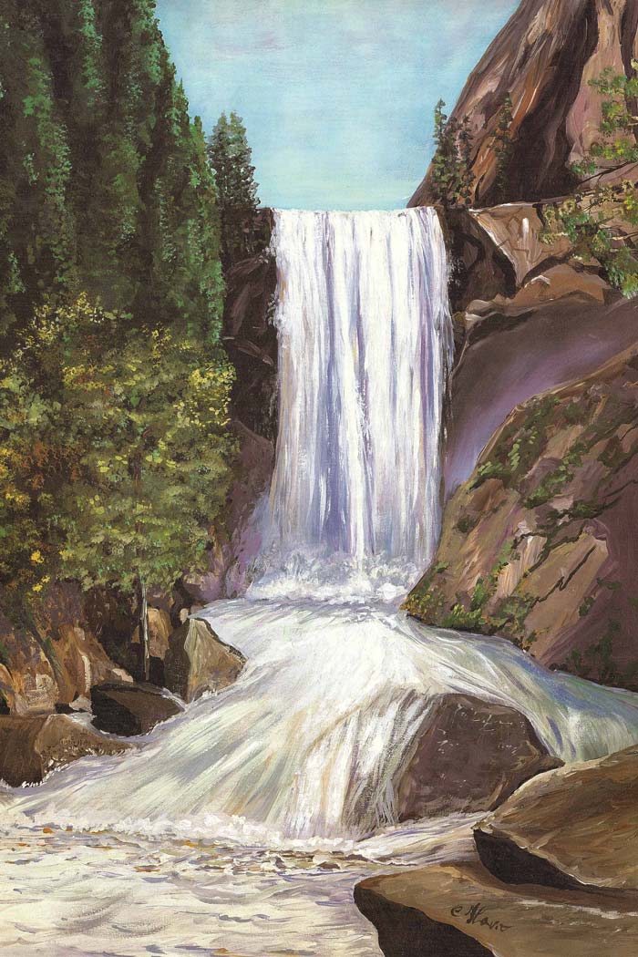Vernal Falls Painting