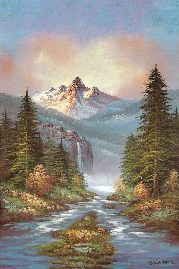 Landscapes Mountains River