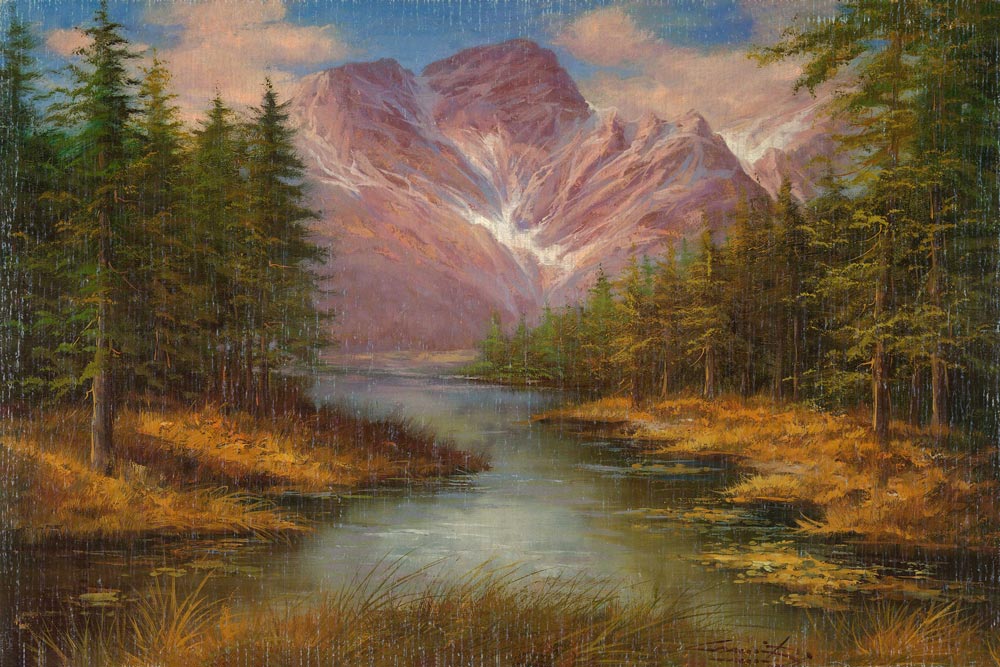 Striking Signed Mountain