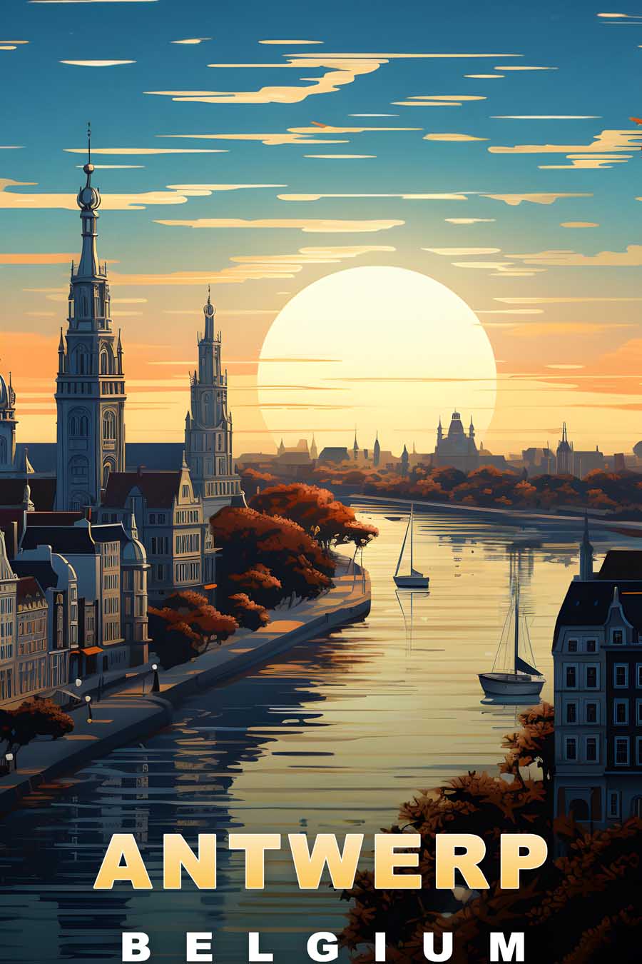 Antwerp Belgium City