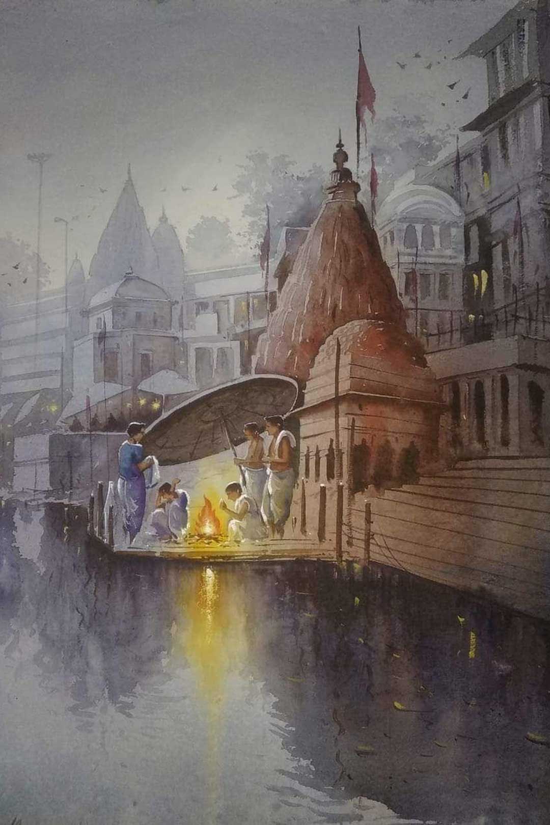 Kishnu Water Color Paintings