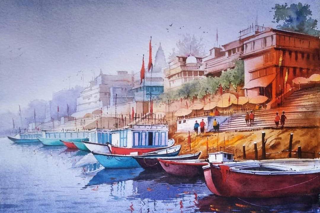 Kishnu Water Color Paintings