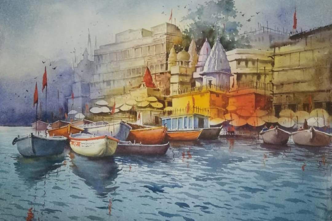 Kishnu Water Color Paintings