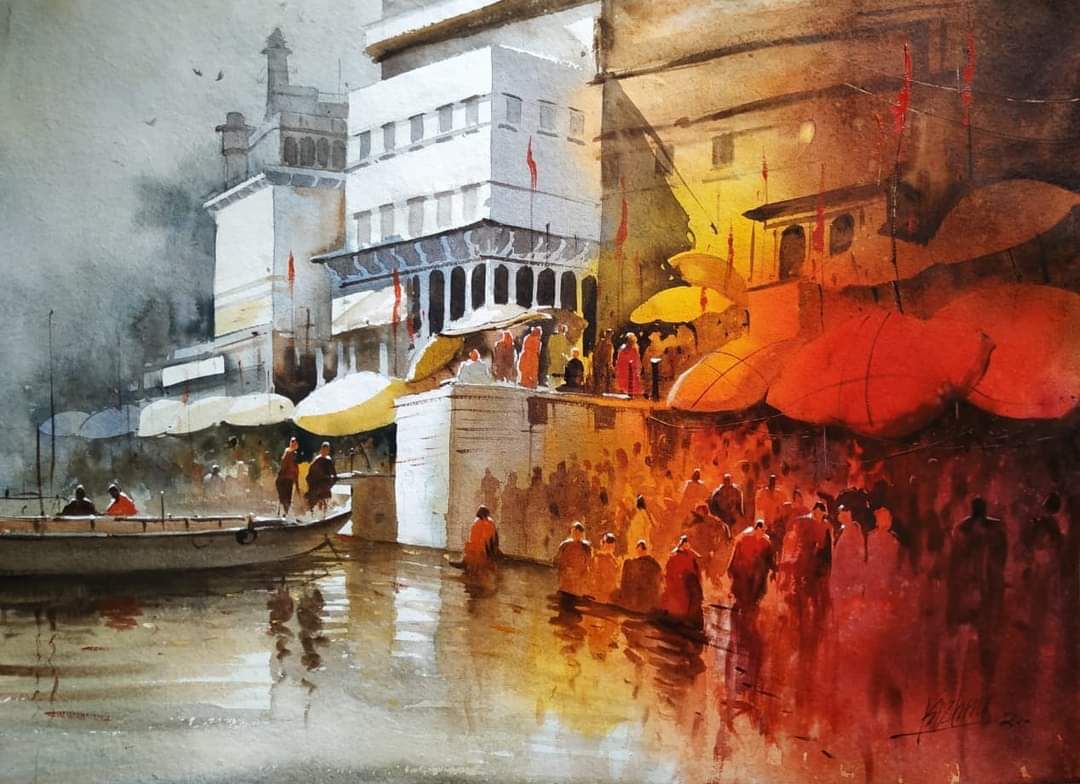 Kishnu Water Color Paintings