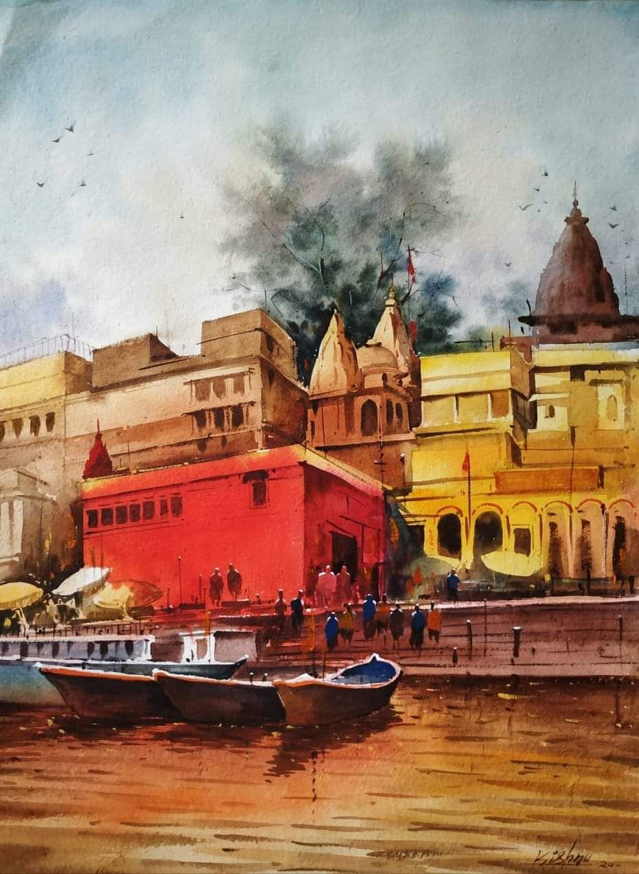 Kishnu Water Color Paintings