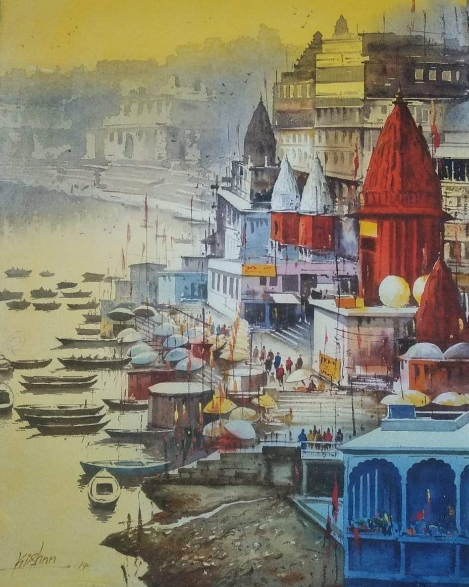 Kishnu Water Color Paintings