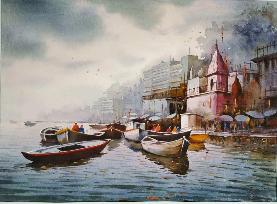 Kishnu Water Color Paintings