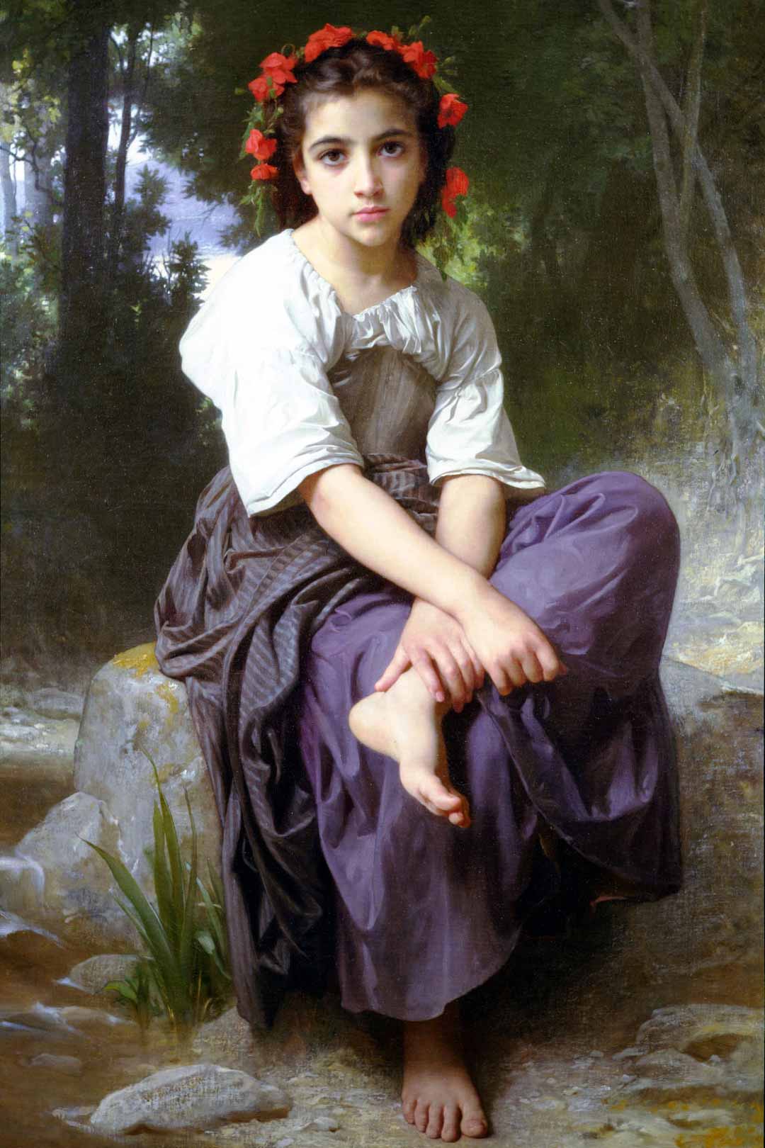 At the Edge of the Brook (1875)