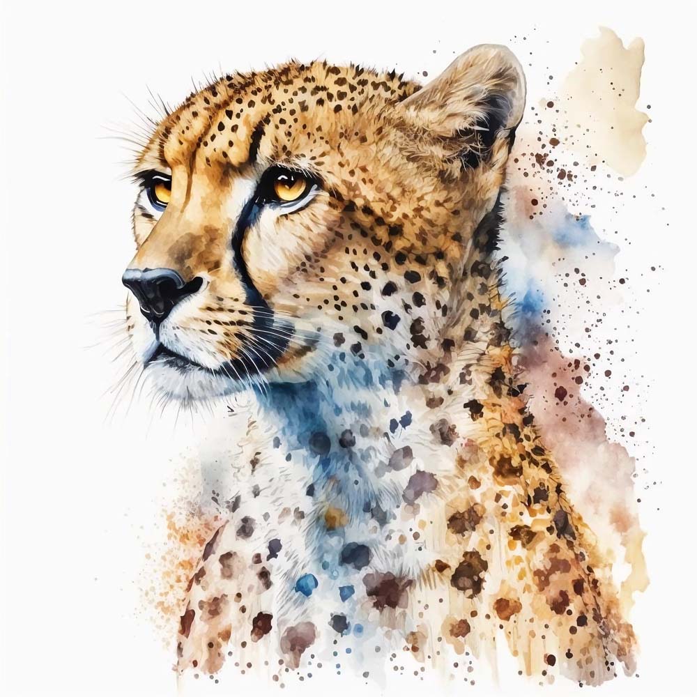 Fleet Beauty: Graceful Cheetah in Art