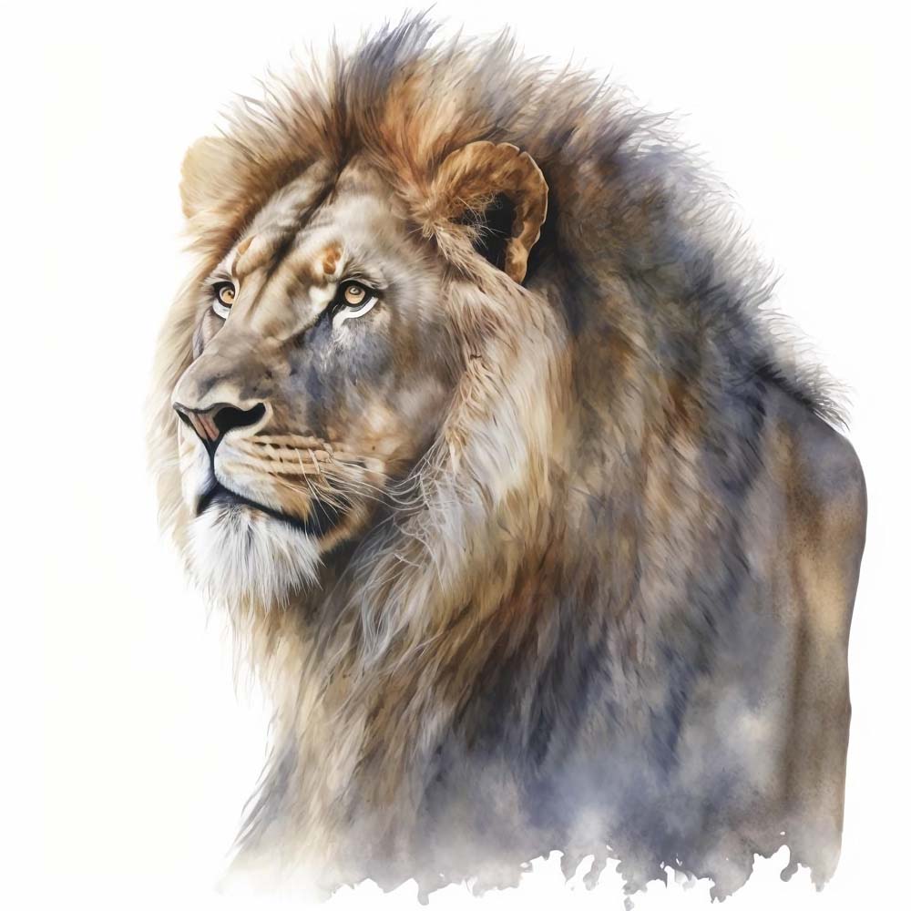 Monarch's Gaze: A Lion's Pride