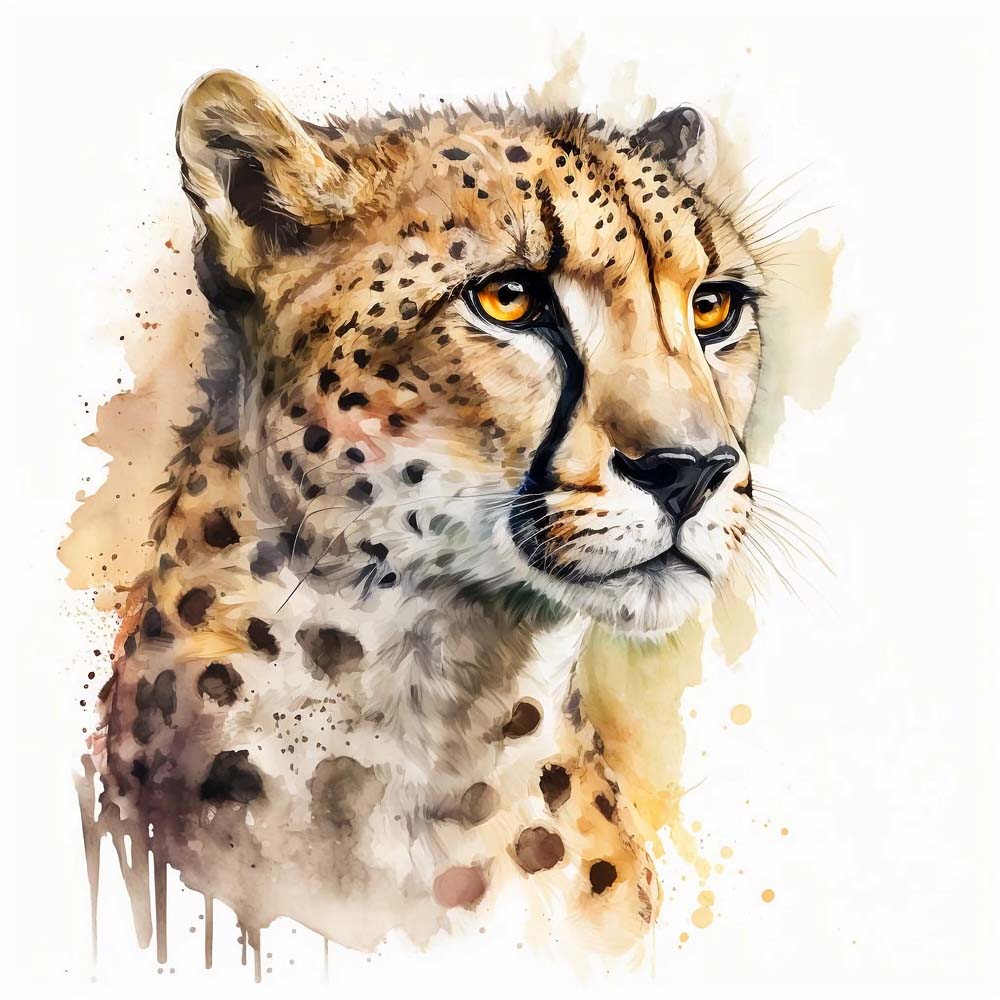Fleet Beauty: Graceful Cheetah in Art