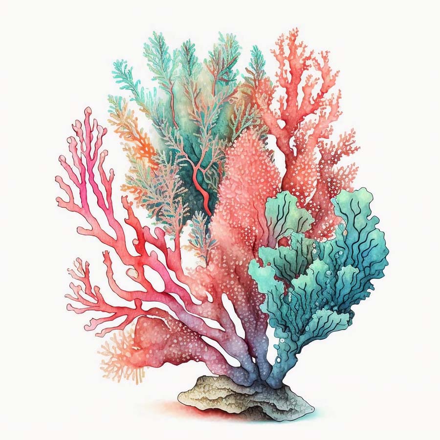 Underwater Whispers: Sea Coral Serenity
