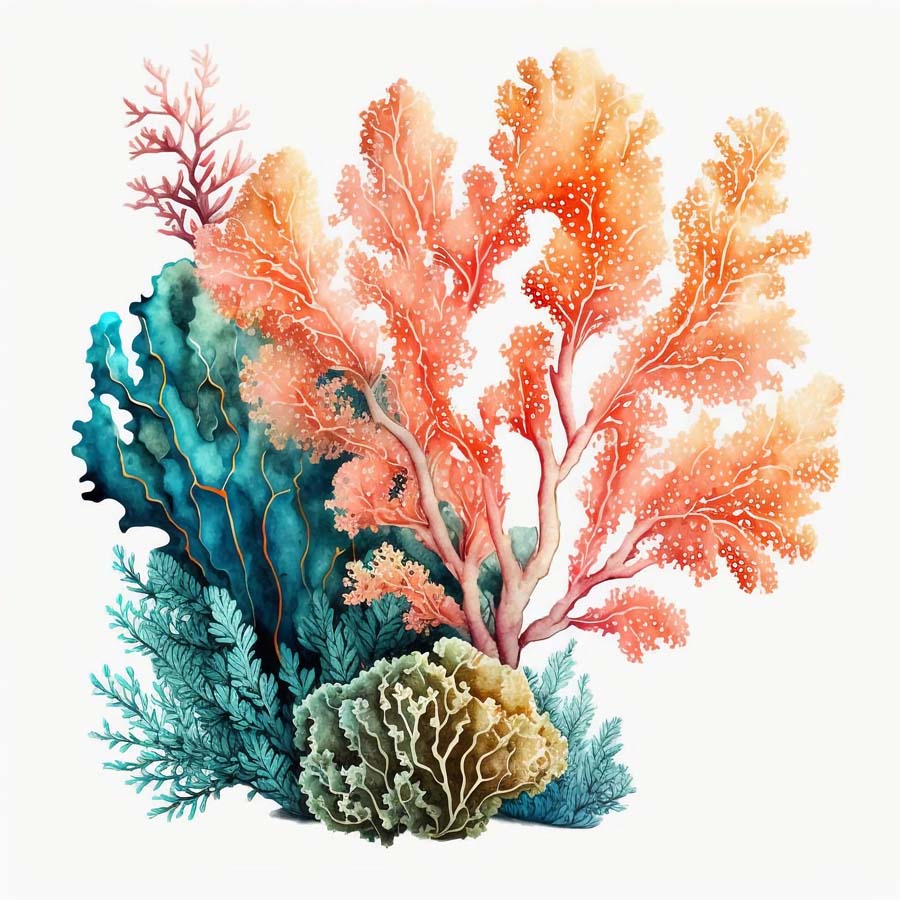 Underwater Whispers: Sea Coral Serenity