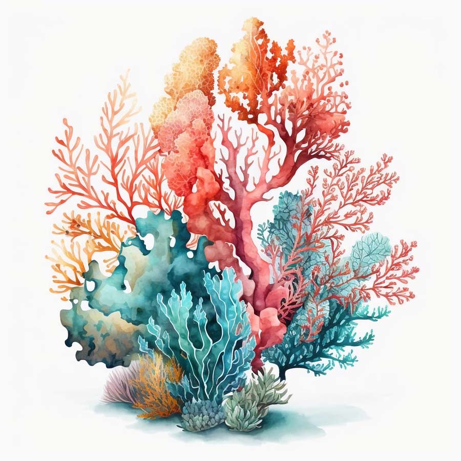Underwater Whispers: Sea Coral Serenity
