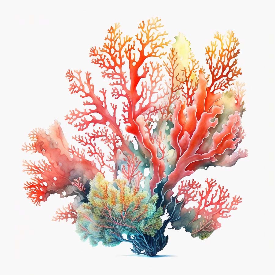 Underwater Whispers: Sea Coral Serenity