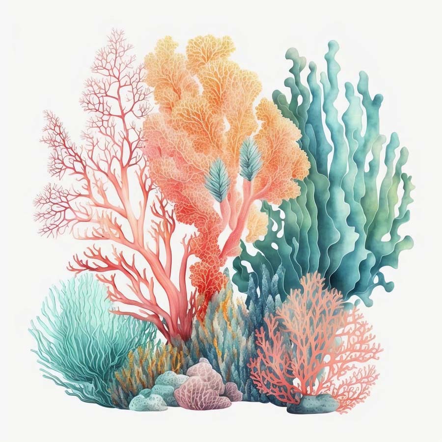 Underwater Whispers: Sea Coral Serenity