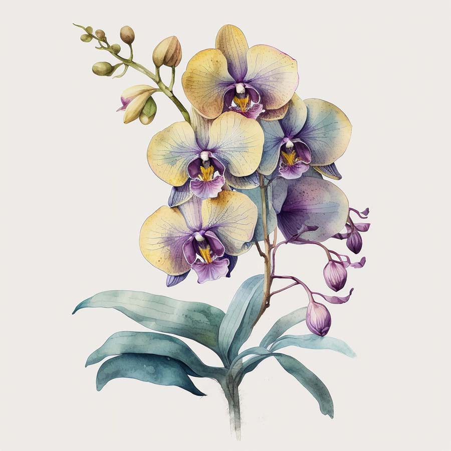 Elegant Enigma: Orchid's Graceful Blooms