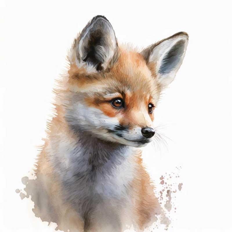Cub of Curiosity: Capturing the Innocence of a Baby Fox