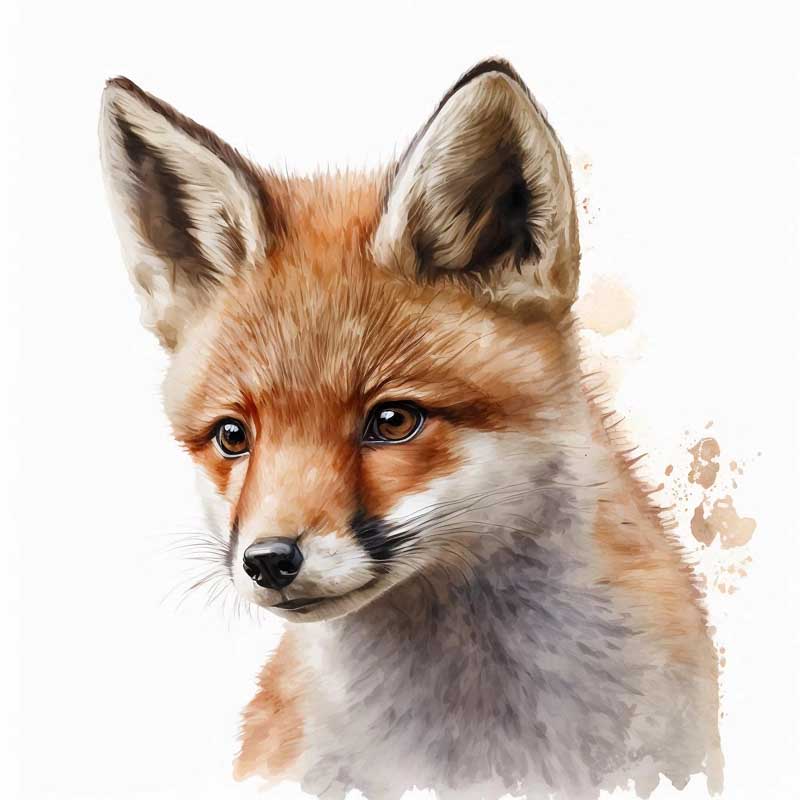 Cub of Curiosity: Capturing the Innocence of a Baby Fox