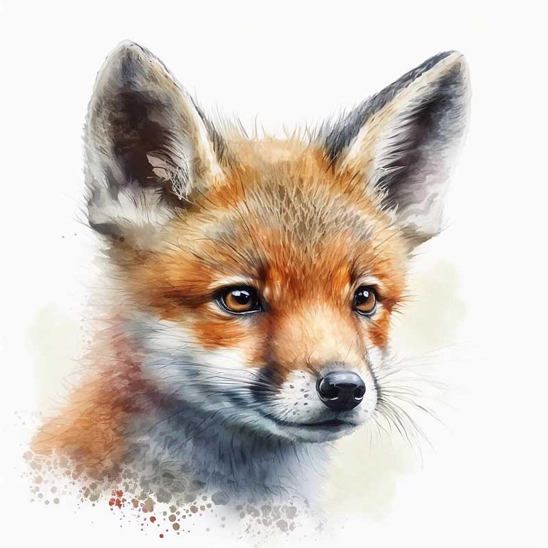 Cub of Curiosity: Capturing the Innocence of a Baby Fox