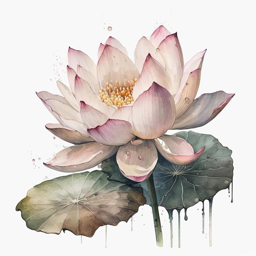 Serene Blossom: Lotus Flower Tranquility