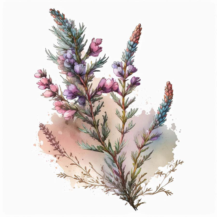 Moorside Beauty: Heather's Tranquil Charm