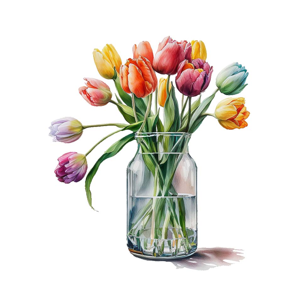 Tender Tulips: Nature's Grace in Bloom
