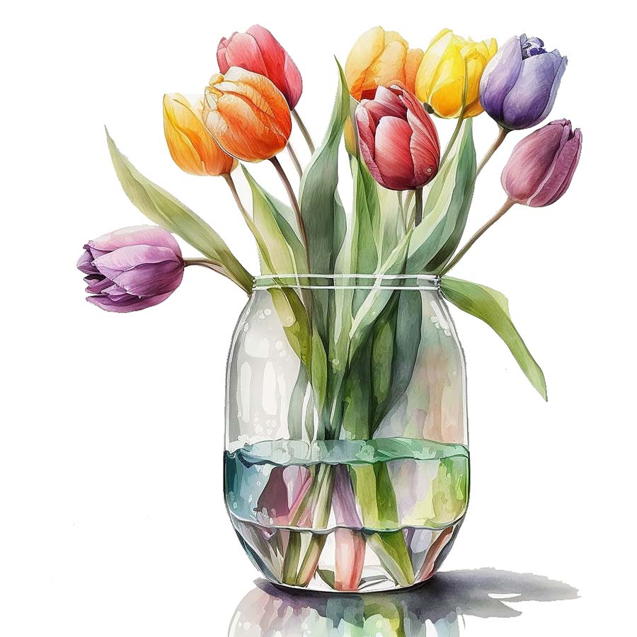 Tender Tulips: Nature's Grace in Bloom