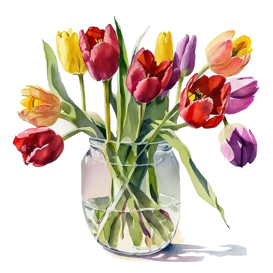 Tender Tulips: Nature's Grace in Bloom
