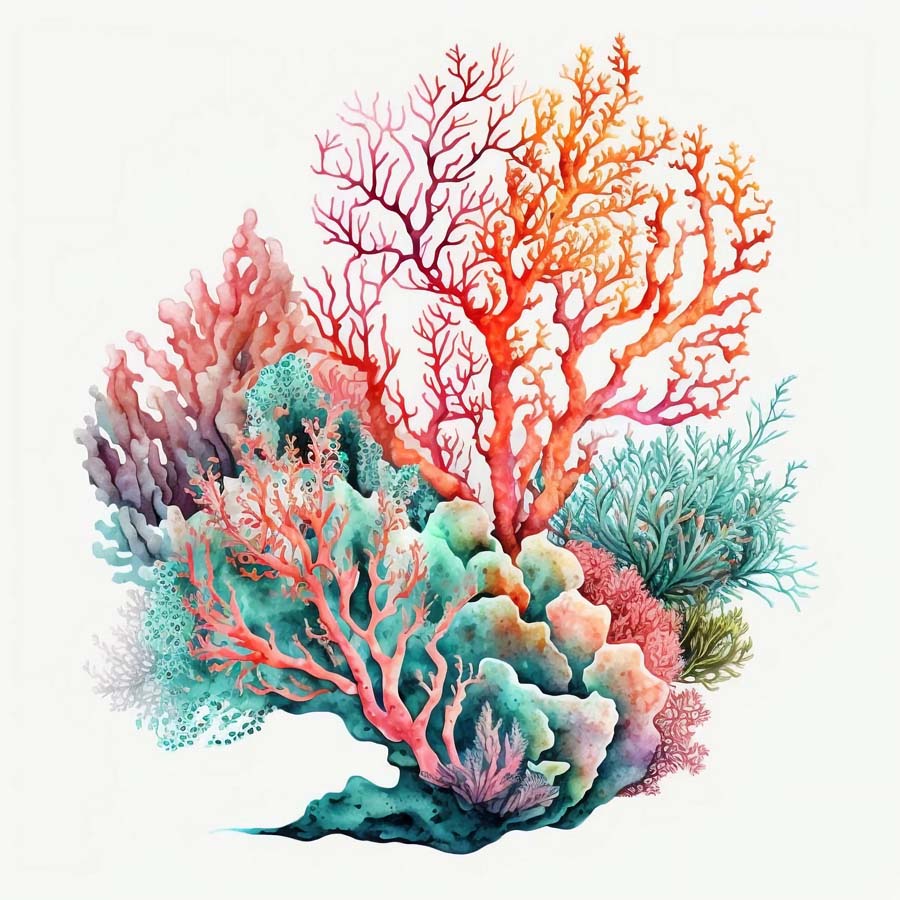Underwater Whispers: Sea Coral Serenity